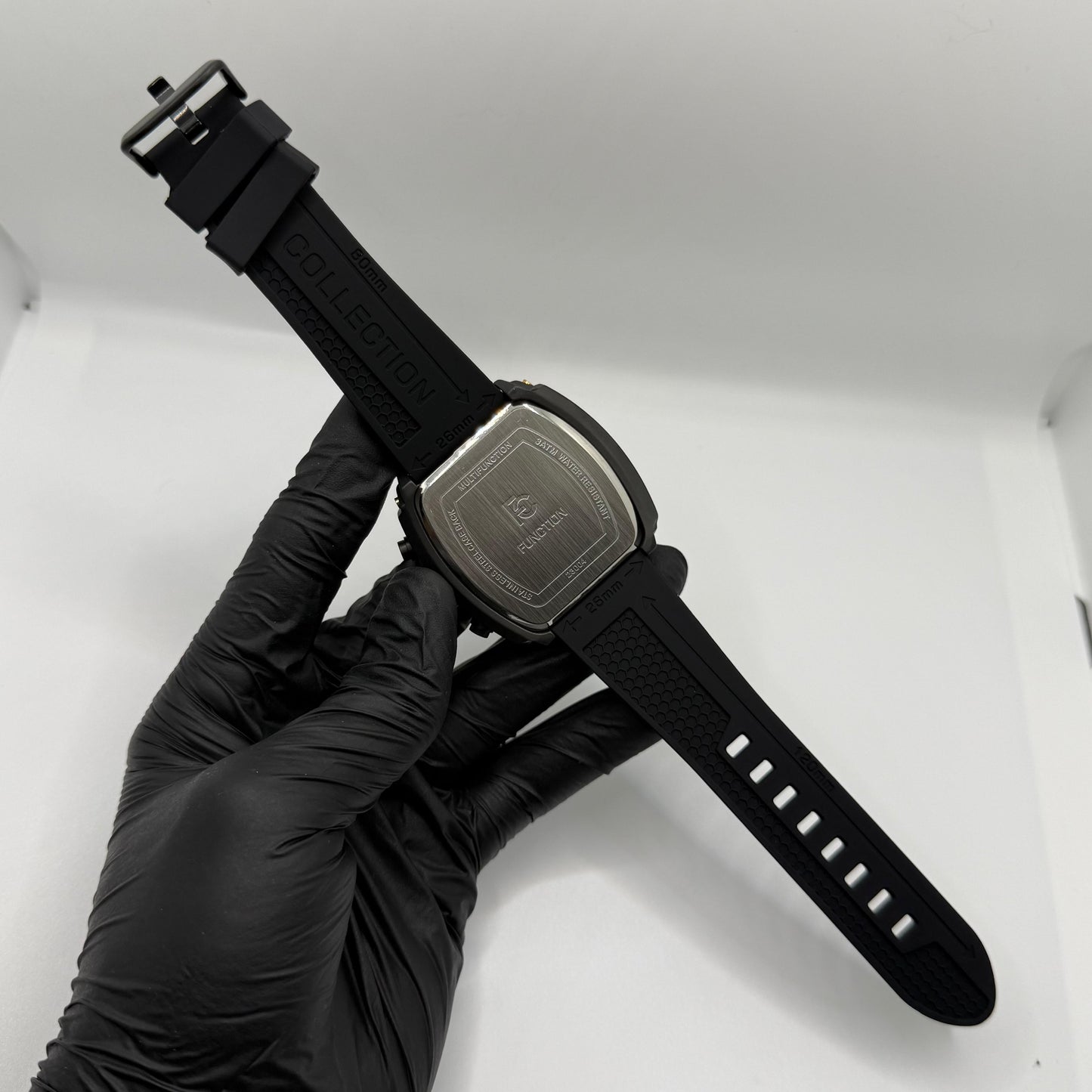 Ferrucci Stop watch black strap with 1 year warranty