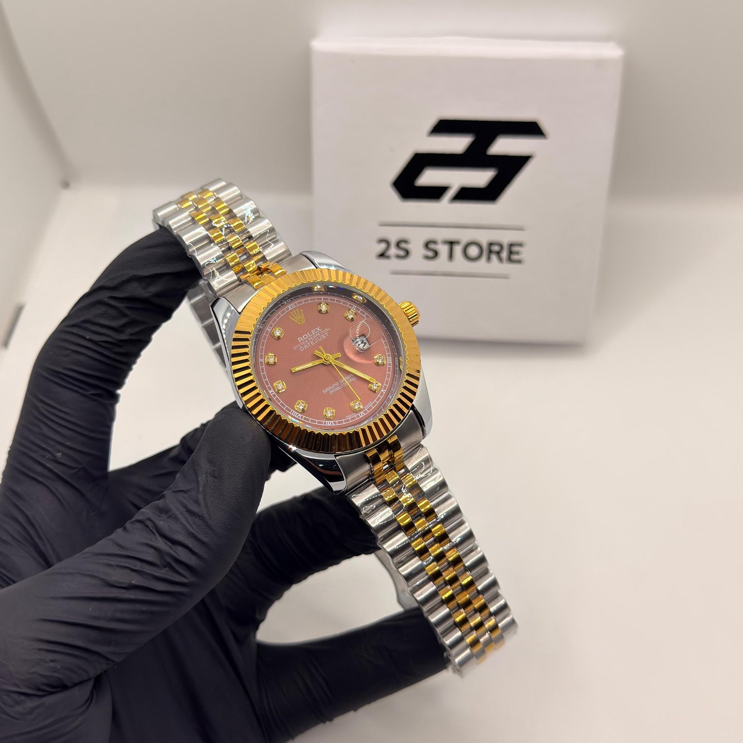 Rolex Jublie chain truetone brown dial